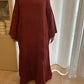 Longue robe en lin