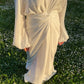 Robe organza avec châle